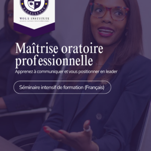 Maîtrise oratoire professionnelle