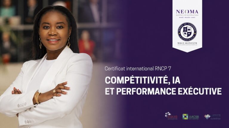 CERTIFICAT EXECUTIVE COMPÉTITIVITÉ, IA ET PERFORMANCE EXÉCUTIVE